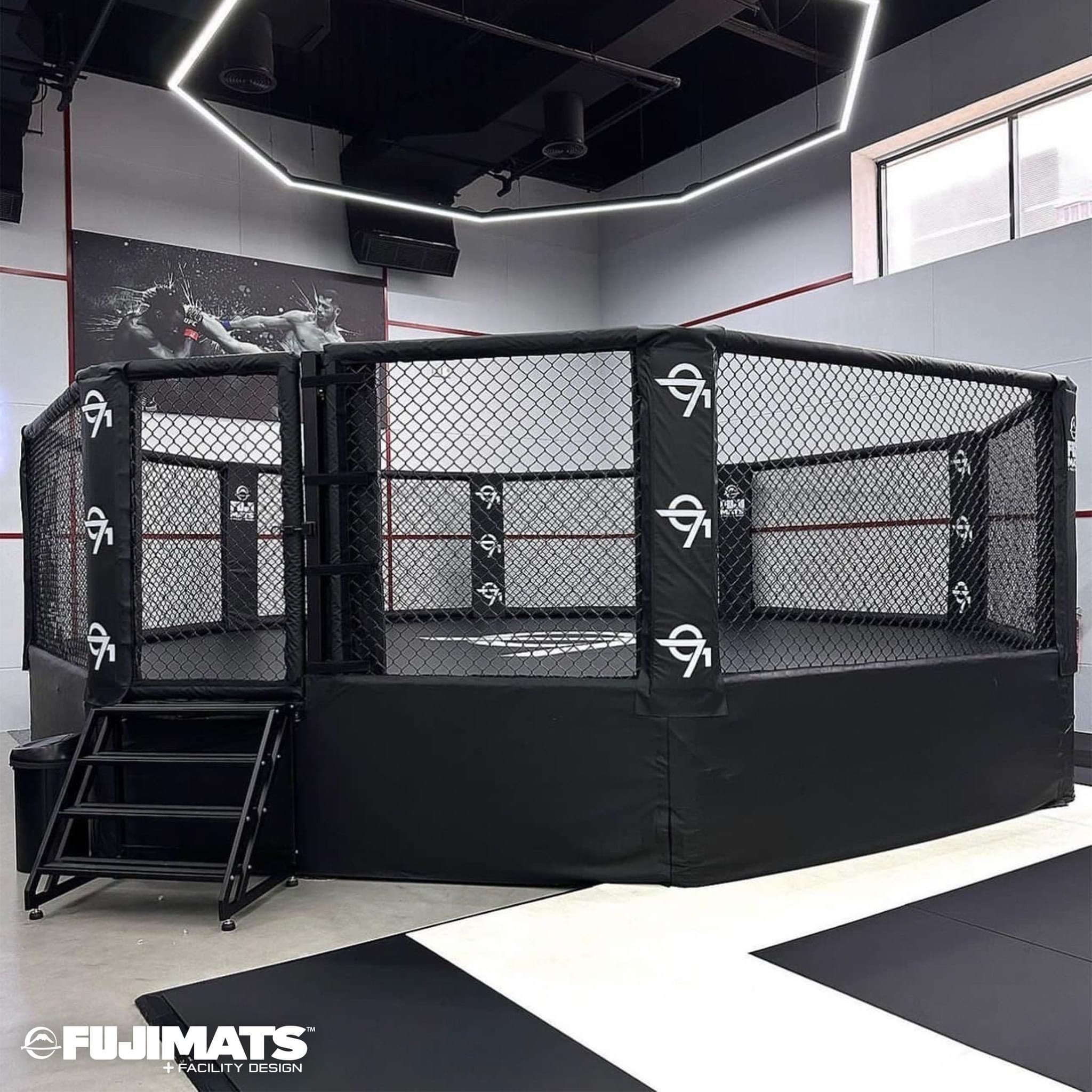 Vinyl vs. Canvas MMA Cage Floors image