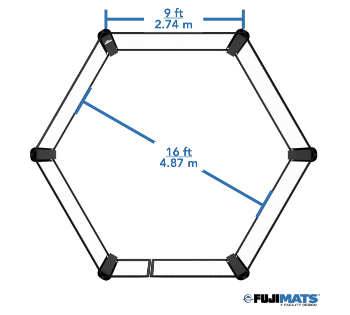 Fuji 5m Custom Made MMA Cage